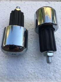 Resim Motosiklet Sağ Sol Gidon Direksiyon Topuzu Takım Gümüş A Kalite 