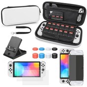 Resim Cbtx Oyun Konsolu Kristal Kabuk Uzaktan Algılama Kapağı Temperli Film Saklama Çantası S Konsol Beyaz Nintendo Switch Aks. 51278655 