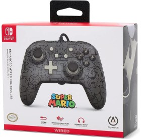 Resim PowerA Nintendo Switch Kablolu Oyun Kolu Lisanslı Power-Up Mario 