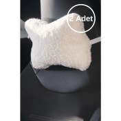 Resim Teddy Boyun Yastığı Beyaz 2 Adet 