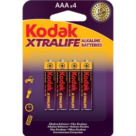 Resim Kodak Xtralife AAA Alkalin İnce Kalem Pil 4'lü 