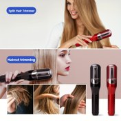 Resim 2'si 1 Arada Bölünmüş Uçlu Trimmer ve Saç Kesici - Hasarlı Saçlar İçin Otomatik Şarj Edilebilir, Kablosuz Güzellik Aracı (Kuru, Kabarık, Kıvrımlı, Sert) - Sınırlı Tarak ve Saç Tokası Dahil, Saç Aracı | Şık Saç Aksesuarı | ABS Plastik Gövde, Saç Kesme Araçları 