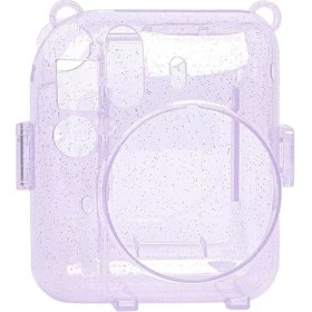 Resim Instax Mini 12 Fotoğraf Makinesi 20'li Film Simli Pleksi Kılıf ve Fotoğraf Çerçevesi Seti 1 