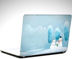 Resim Kardan Aile Laptop Sticker 10 İnch (25X19CM) 