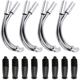 Resim 4 Takım Mtb Dağ Bisikleti V Fren Erişteleri Kablo Kılavuzu Bükme Borusu Boru Kovanları Koruyucu Hortum 