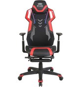 Resim Ryze Techno-cool Oyuncu Koltuğu - Rgb - Siyah/kırmızı 74x119-129x51 Cm 