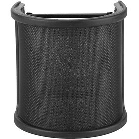 Resim Jeemson Siyah Metal Mikrofon Rüzgar Engeli, Gürültü Önleyici Ağı, Tükürük Ve Plözif Koruyucu, Stüdyo Mikrofonları İçin 45-65mm 