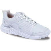 Resim Jump 25932 Beyaz - Gümüş Rengi Erkek Sneaker Rahat Spor Ayakkabı 