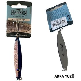 Resim Hansen Fight 7.6cm 21gr Night Light Blue V1g Kaşık 