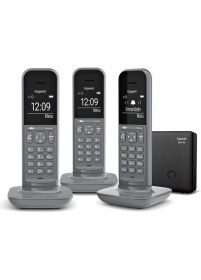 Resim Gigaset CL390 Trio 3 Ahizeli Telsiz Telefon 