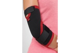 Resim Dirsek Desteği Koruyucu Neoprene Kırmızısiyah 301 Koruma Ref Dirseklik Iş Spor Aktiviteleri 