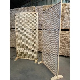 Resim Ahşap Separatör Paravan 70X200 Natürel Ağaç Temalı Dayanıklı Malzeme ile Şık Oda Bölücü 