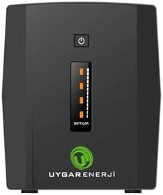 Resim Lunatic Uygar Enerji TUNA 2200VA LINE INTERACTIVE UPS 2×12V9AH Yeni Nesil Akülü Güç Kaynağı Ups(2200VA) 
