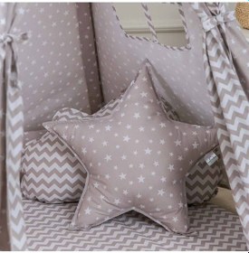 Resim Welcomebaby Funnababy Dekoratif Yastık Seti Taupe 