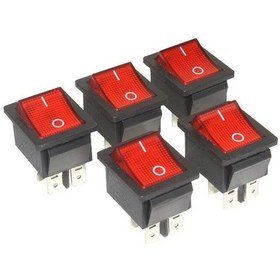 Resim Kcd4 Işıklı On/Off Anahtar 