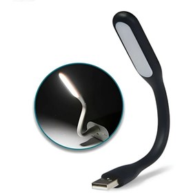 Resim Derwell Mini Usb Led Işık Taşınabilir Küçük Klavye Aydınlatma Kitap Okuma Lambası Usb Girişli Siyah 