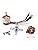 Resim A2212 2450KV Fırçasız Motor A2212/5T 2450KV Motor Rotor Multicopter Drone 2S-3S Lipo 
