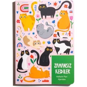Resim Melimelek Kediler Zamansız Ajanda 3 Tb-022 Çok Renkli 