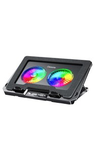 Resim Classone GT102 Gaming Laptop Soğutucu, 2200rpm , Rgb Işıklı , Led Display , Notebook Soğutucu Stand 