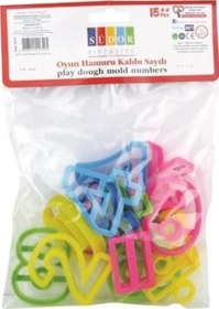 Resim Südor Oyun Hamuru Kalıbı Sayılı 16Lı 