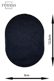 Resim REMSATİC Ütü Ile Yapışan Arma - Patch - Dirsek Set (büyük) Modeli Lacivert Renk (3 Adet) 