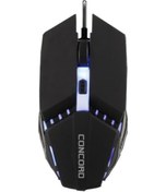 Resim Concord C-21 Kablolu 2400 DPI RGB 4 Tuşlu Işıklı Oyuncu Mouse Fare 