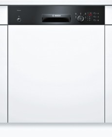 Resim Bosch Smı25db01t 5 Programlı Siyah Yarı Ankastre Bulaşık Makinesi 