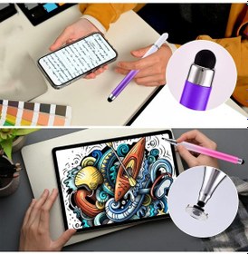 Resim Microcase AL4765 2 İn 1 Disk Uçlu Stylus Kalem Pembe 