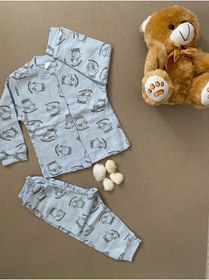 Resim Bebe Türkçe Baskılı Pijama Takımı 