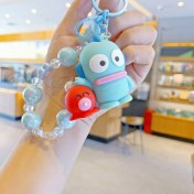 Resim Silver1 Yeni Döngüsel Çizgi Film Anahtarlık Sevimli Kunduz Arı Bebek Çantası Kolye Araba Anahtarlık Aksesuarları (Yurt Dışından) 