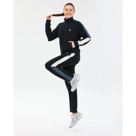 Resim Skechers W Colour Block Track Suit Kadın Siyah Eşofman Takımı S2610027-3817 