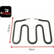 Resim İnox Rezistans Sanayi Tip Tost Makinesi Rezistansı 220 Volt 650 Watt Adet 