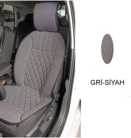 Resim Space Oto Koltuk Minder Ortopedik Renk Gri 2'Li Set Lüks Minder 