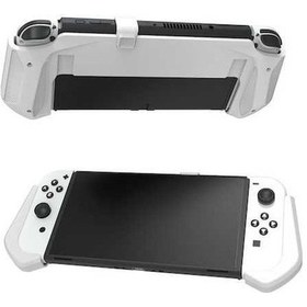 Resim Flybuy Nintendo Switch Jys Jys-ns232 Oled Slipless Taban Kılıfı Beyaz, Ergonomik, Aşınma Dayanıklı 