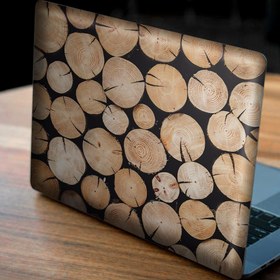 Resim İstiflenmiş Odunlar Notebook Sticker, Laptop sticker,, Hp Sticker, Asus Sticker, 15.6 inç Sticker 