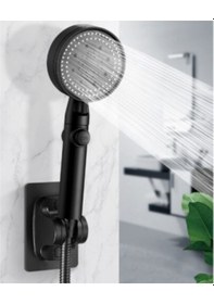 Resim Yapışkanlı Duş Başlığı Tutucu Ayarlı Siyah - 24242422993 Çok Renkli 