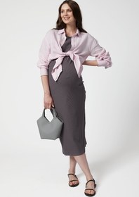 Resim Camille Hamile Elbise Antrasit - M 