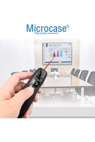 Resim Microcase Kablosuz Lazerli Sunum Kumandası Laser Pointer 15 Mt - Al3226 