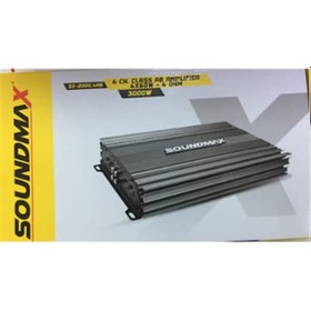 Resim Soundmax Sx-2000.4Ab 4Kanallı 3000 Watt Anfi Oto Anfi 