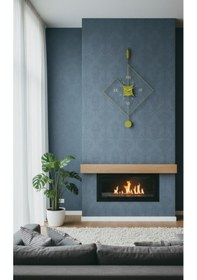 Resim Eksen Gold Klasik Bablo Premium Duvar Saatleri Gold 