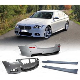 Resim X POWER TUNİNG Bmw F10 2015-lci Plastik Boyasız Mtech Body Kit Uyumlu 