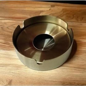 Resim Külü ve İzmariti Gizleyen Rüzgardan Etkilenmeyen Metal Küllük Gold Otel Restoran Piknik Açık Alan 