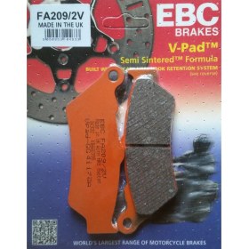 Resim EBC Fa209/2v 1999-2012 Bmw F 650 Gs Ön Fren Balatası Yarı Sinterli Balata 