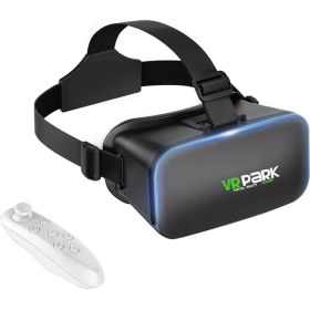 Resim Storemax Vrpark V6 3D Sanal Gerçeklik Gözlüğü + Vr Kablosuz Bluetooth KUMANDA-AL4748 