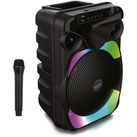 Resim Auris KLN170 10W 8 inç Kablosuz Mikrofonlu RGB Bluetooth Hoparlör 