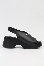 Resim Pierre Cardin ® | PC-7200- 3968 Siyah-Kadın Topuklu Ayakkabı 