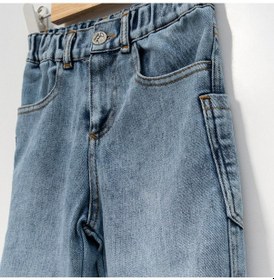 Resim 5-8 Yaş Çocuk Pantolon Mavi 