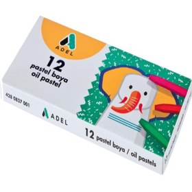 Resim Adel Karton Kutu Pastel Boya 12 Renk (4280837000) 