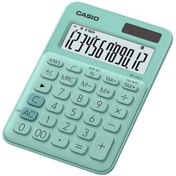 Resim Casio MS-20UC-GN 12 Hane Yeşil Masa Üstü Hesap Makinesi 
