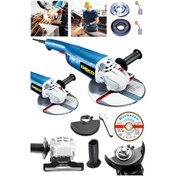 Resim Deko Turkey 2400W 180mm Büyük Boy Taşlama Makinesi Spiral + Taş 